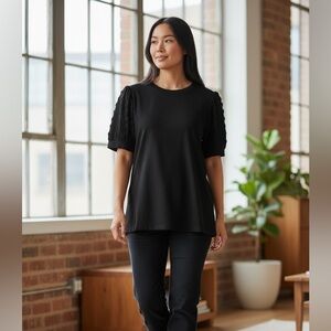 Elegant Black Women's Top